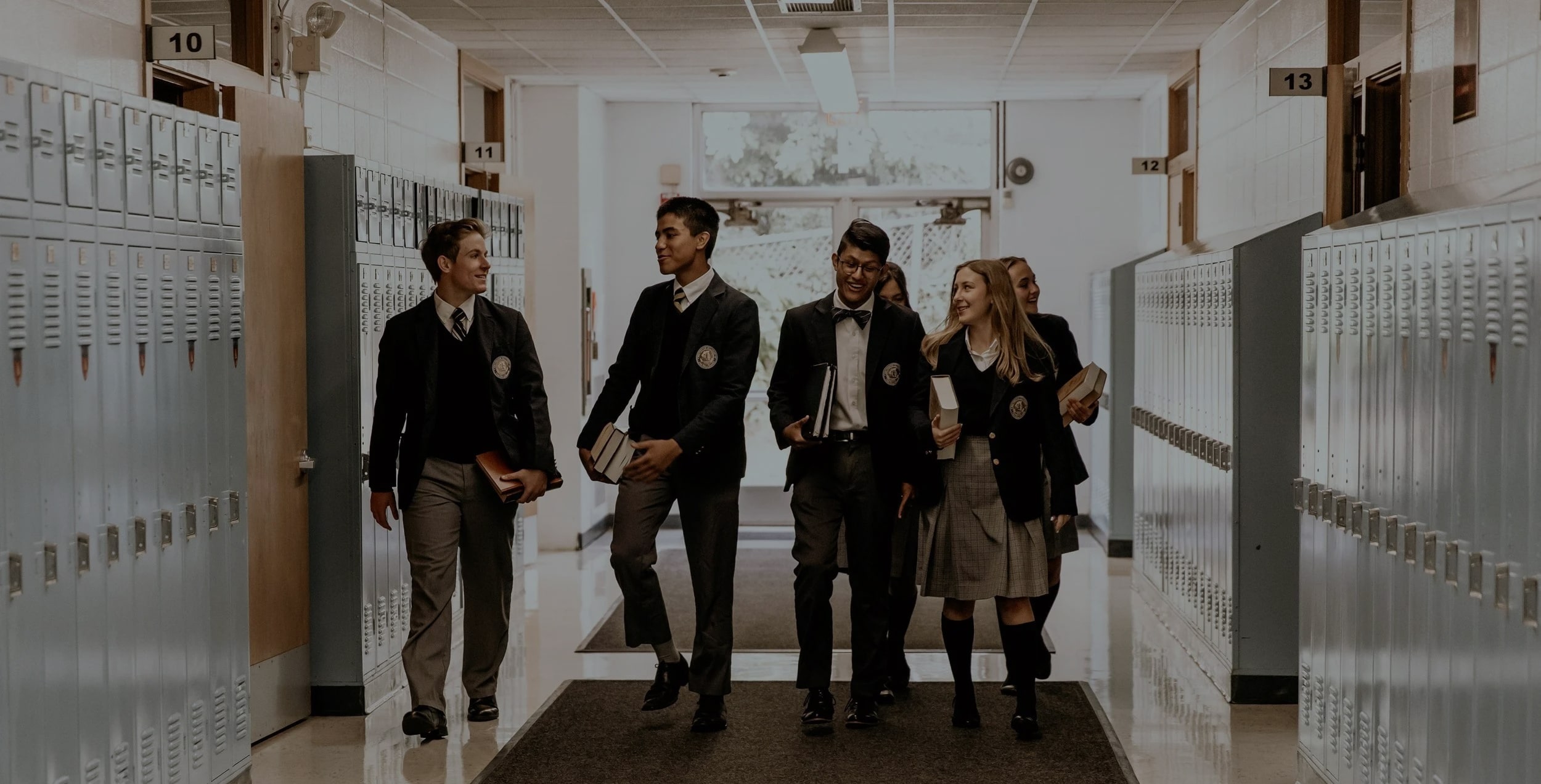 Students at a Chesterton Academy